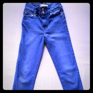 Levi high rise ankle super skinny jeans